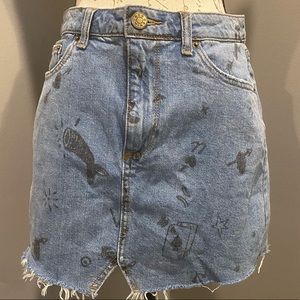 BDG denim skirt